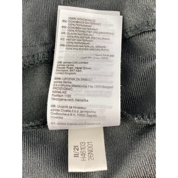 Men's adidas Tiro Track Jacket Charcoal Grey/Black Windbreaker Full Zipper sz XL - Picture 12 of 12